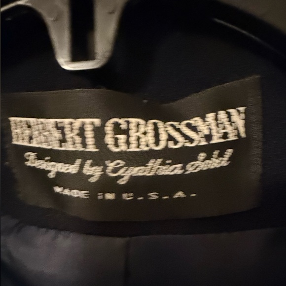 Vintage Herbert Grossman Navy with gold buttons size 10 - Picture 3 of 9